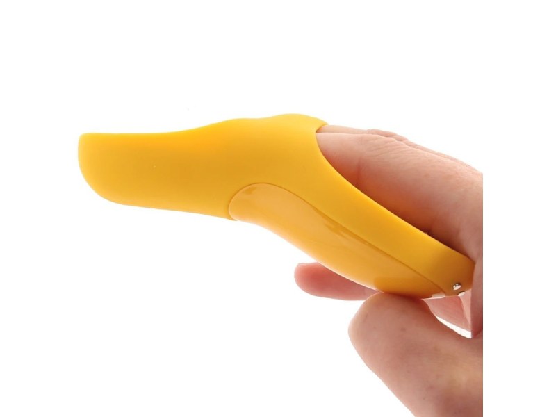 Wibrator masażer na palec Satisfyer Teaser Finger żółty - 9
